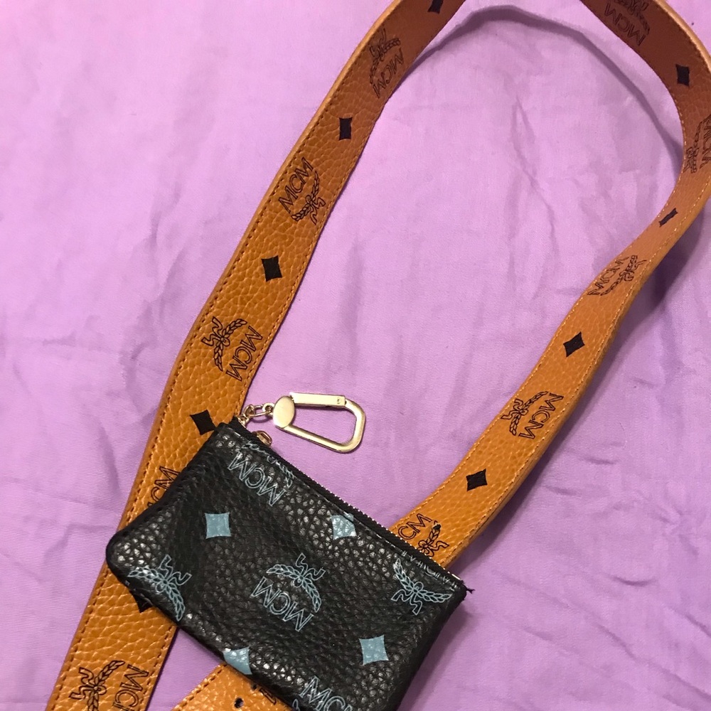 MCM Belt 💯🖤💯🖤Belt only